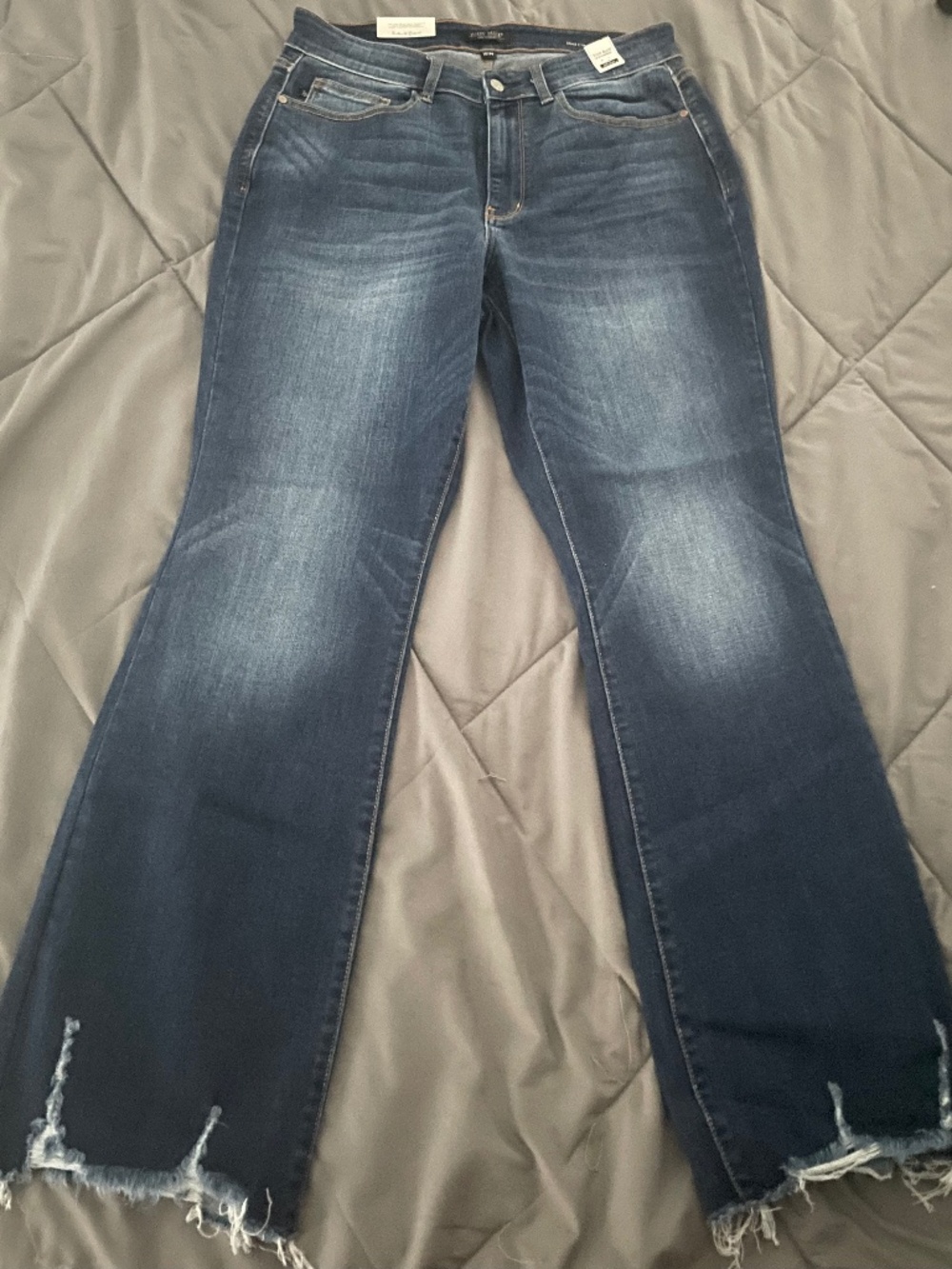 Judy Blue Bootcut Destroyed Hem 16w